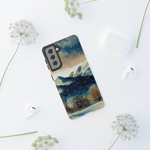 Snowy Colorado Rocky Mountains - Impact Resistant Phone Case